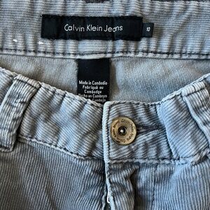 Calvin Klein Blue Corduroy Jeans